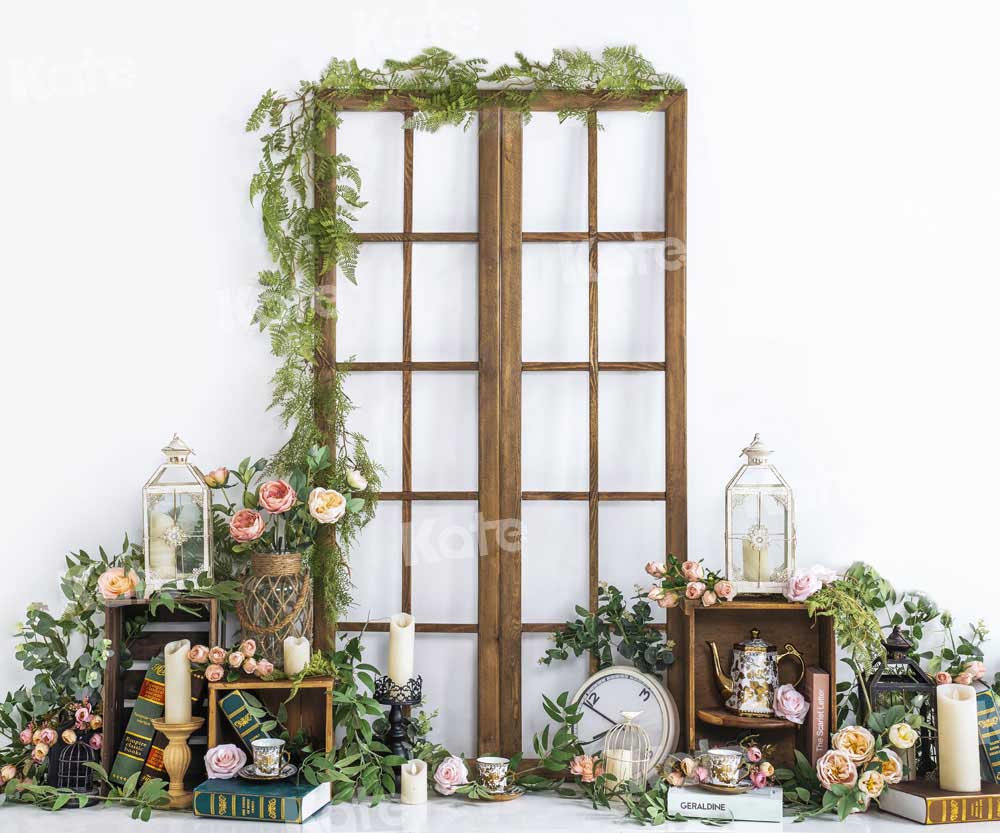 Kate Spring Tea Flower Garden Cake Smash Backdrop Designed by Emetselch - Image 3