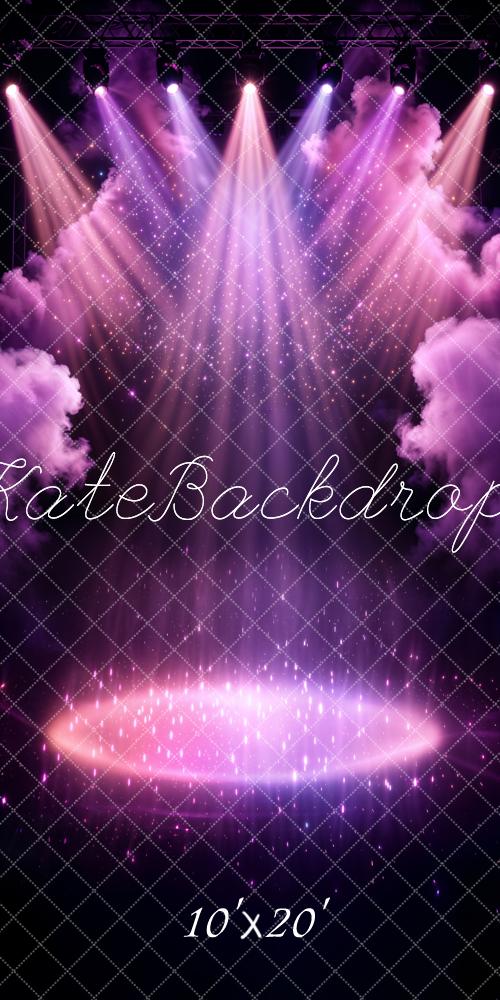 Kate Stage Lights Purple Clouds Backdrop Designed by Chain Photography - Image 11