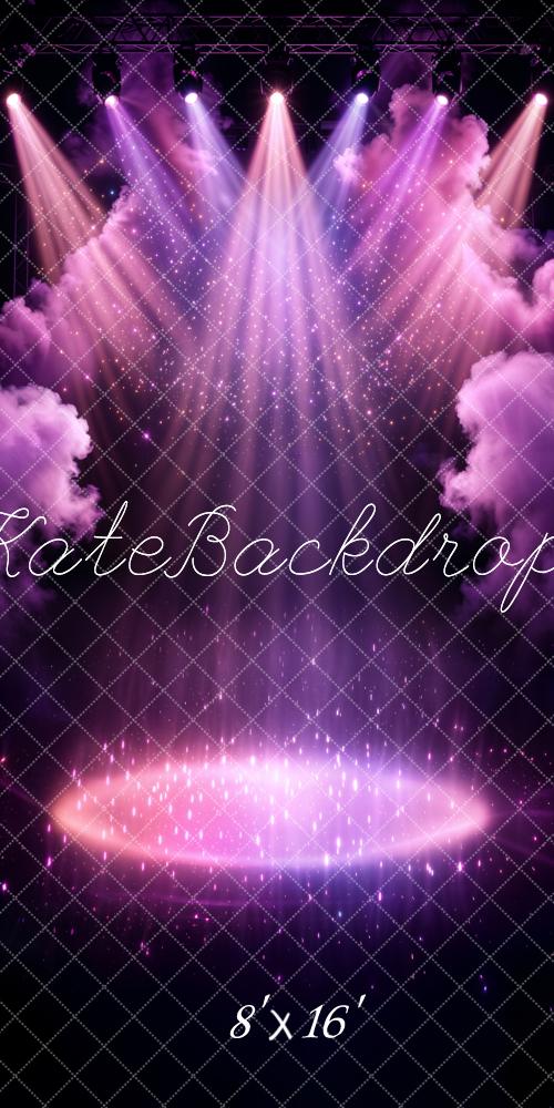 Kate Stage Lights Purple Clouds Backdrop Designed by Chain Photography - Image 13