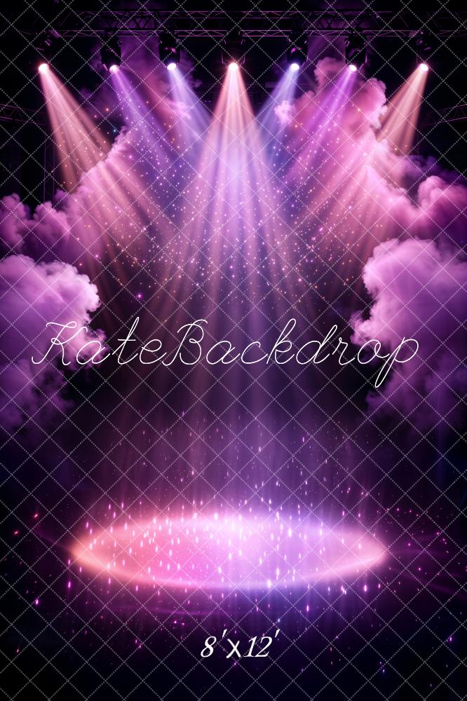 Kate Stage Lights Purple Clouds Backdrop Designed by Chain Photography - Image 14