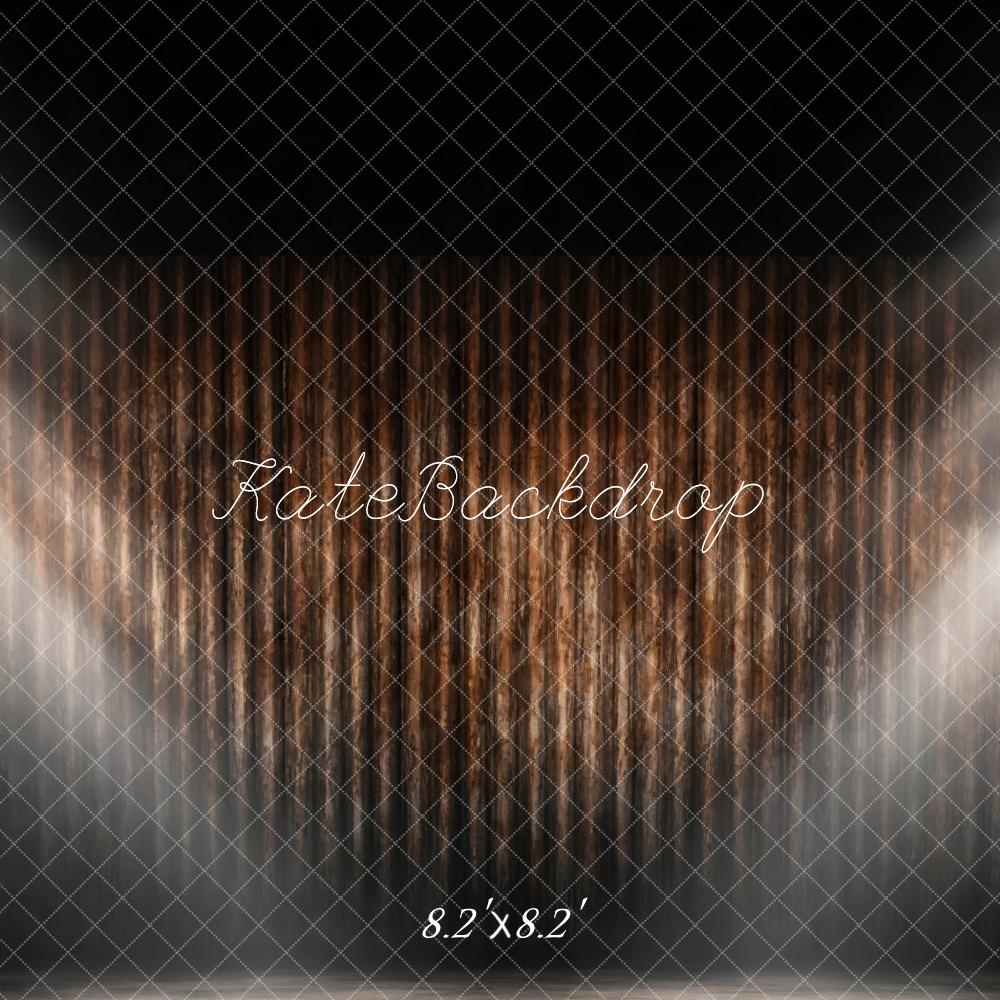 Kate Stage Lights Wooden Curtains Dark Backdrop Designed by Mini MakeBelieve - Image 5