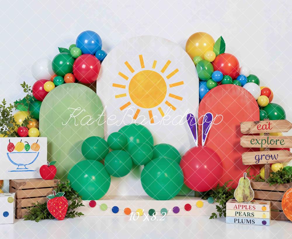 Kate Summer Fruit Balloons Sun Signs Backdrop Designed by Mini MakeBelieve - Image 6