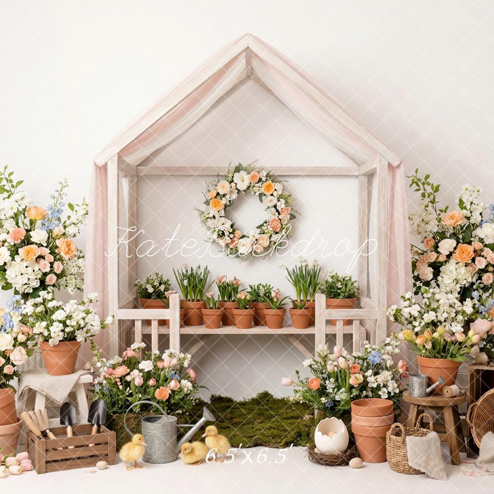 Kate Summer Garden Shed Backdrop Designed by Patty Robert - Image 2