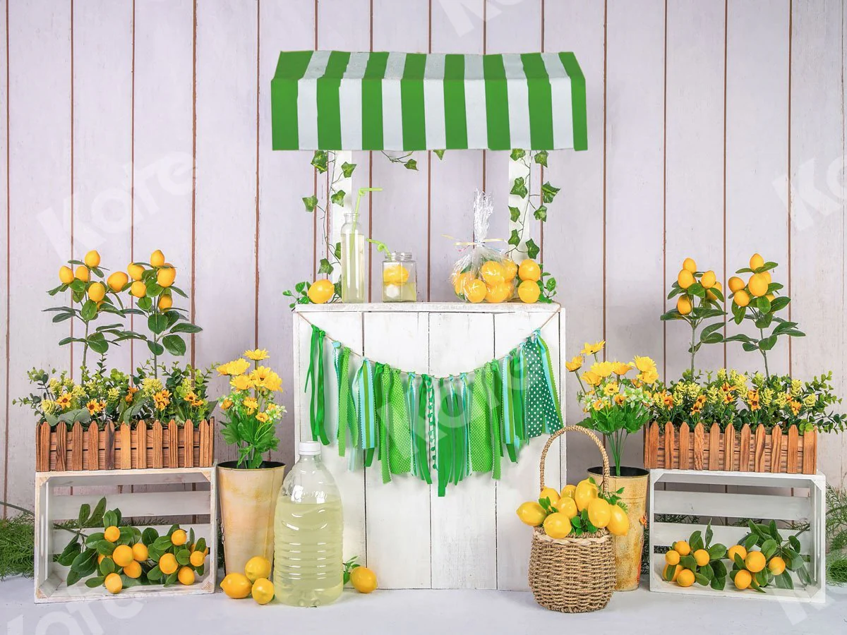 Kate Summer Lemonade Shop Backdrop Designed by Jia Chan Photography