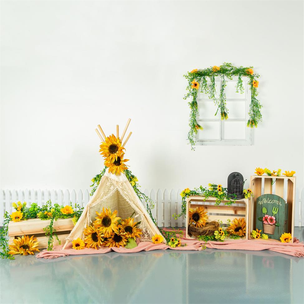 Kate Summer Sunflower Backdrop Designed by Jia Chan Photography - Image 2