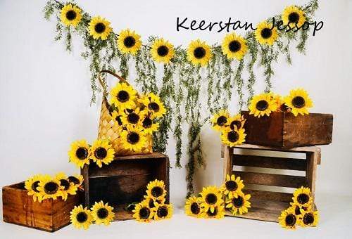 Kate Sunflower Summer Backdrop for Photography Designed by Keerstan Jessop - Image 2
