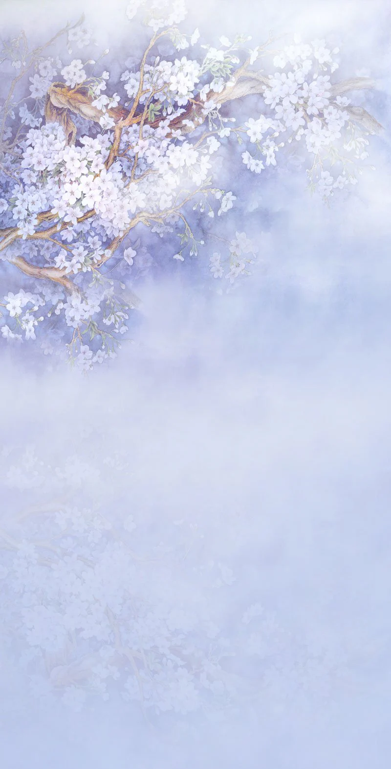 Kate Sweep Purple Florals Backdrop for Photography
