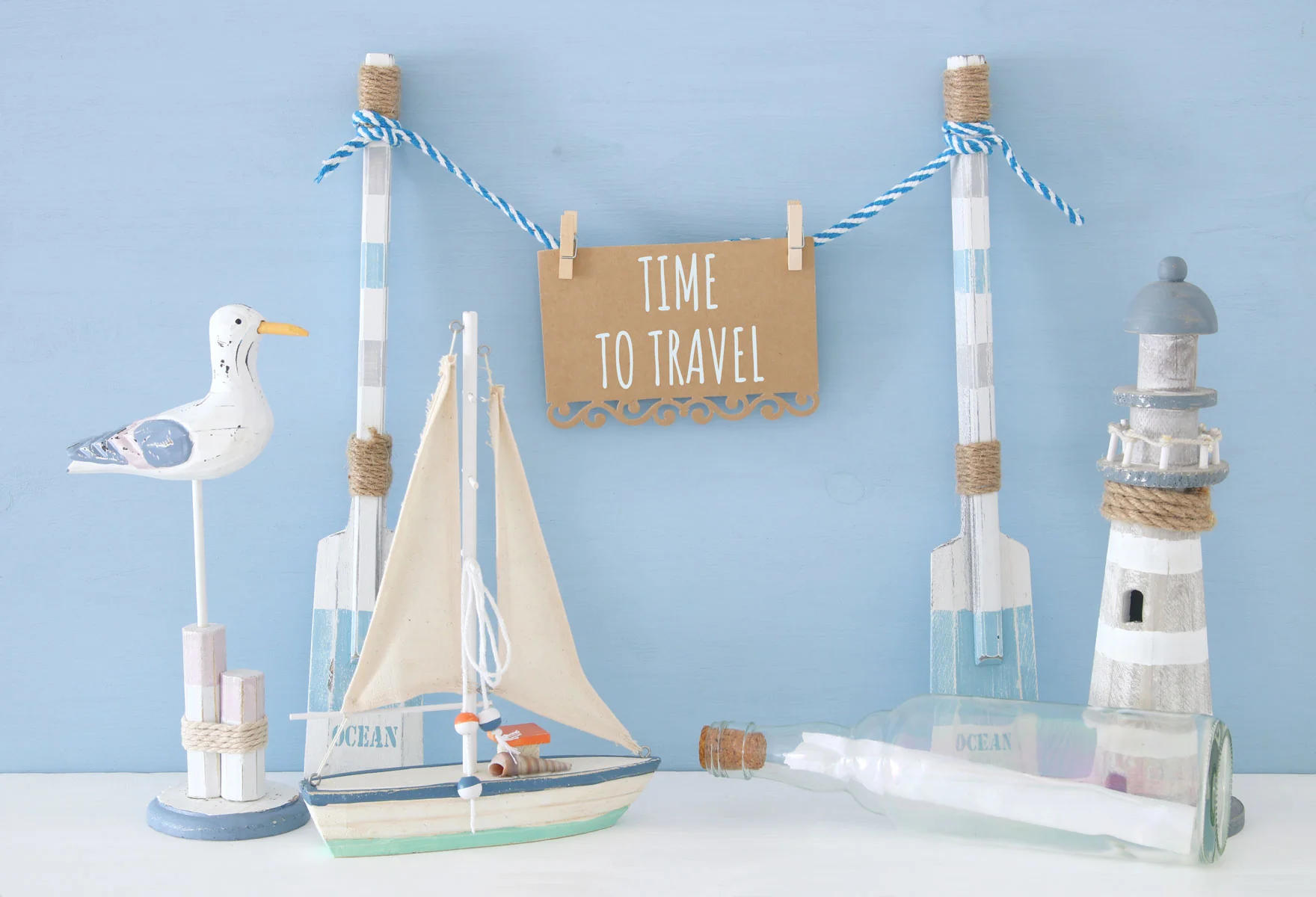 Kate Time to Travel Backdrop for Children Photography