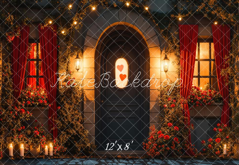 Kate Valentine's Day Romantic Doorway Floral Backdrop Designed by Emetselch - Image 7
