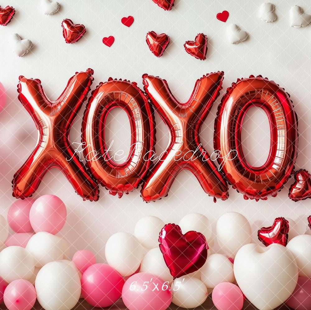 Kate Valentine's XOXO Balloons Backdrop Designed by Patty Robert - Image 4