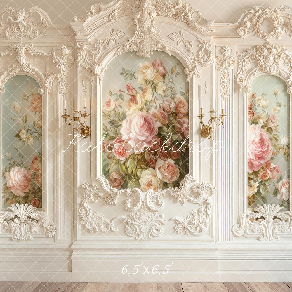 Kate Vintage Floral Wall Panel Backdrop Designed by Emetselch - Image 5