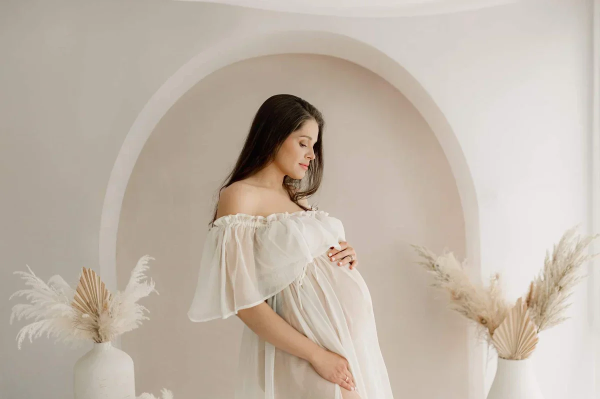 Kate Beige White Art Arch Wall Fleece Backdrop Designed by Kate Image - Image 11