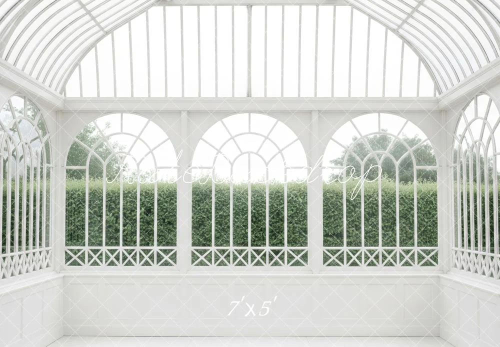 Kate White Conservatory Arch Windows Backdrop Designed by Patty Robert