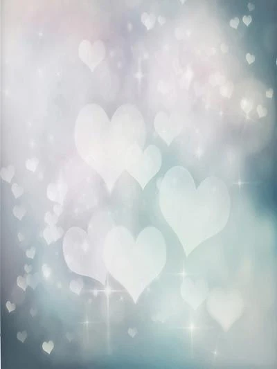 Kate White Heart Love Textured Vintage Backdrops For Photography