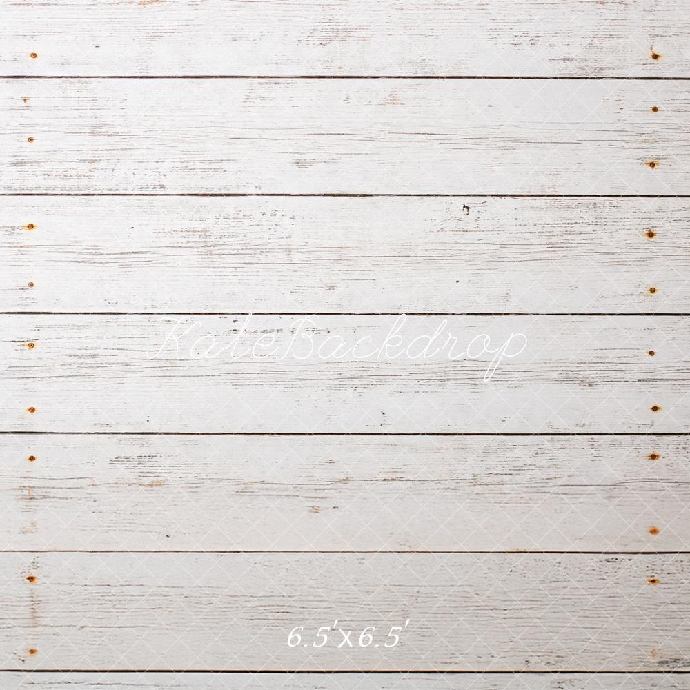 Kate White Wood Planks Rustic Backdrop Designed by Mandy Ringe Photography - Image 2