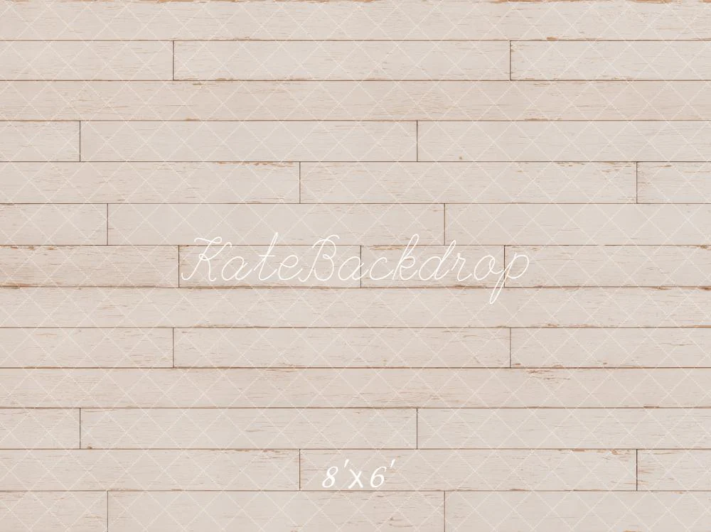 Kate White Wood Texture Fleece Backdrop Designed by Emetselch