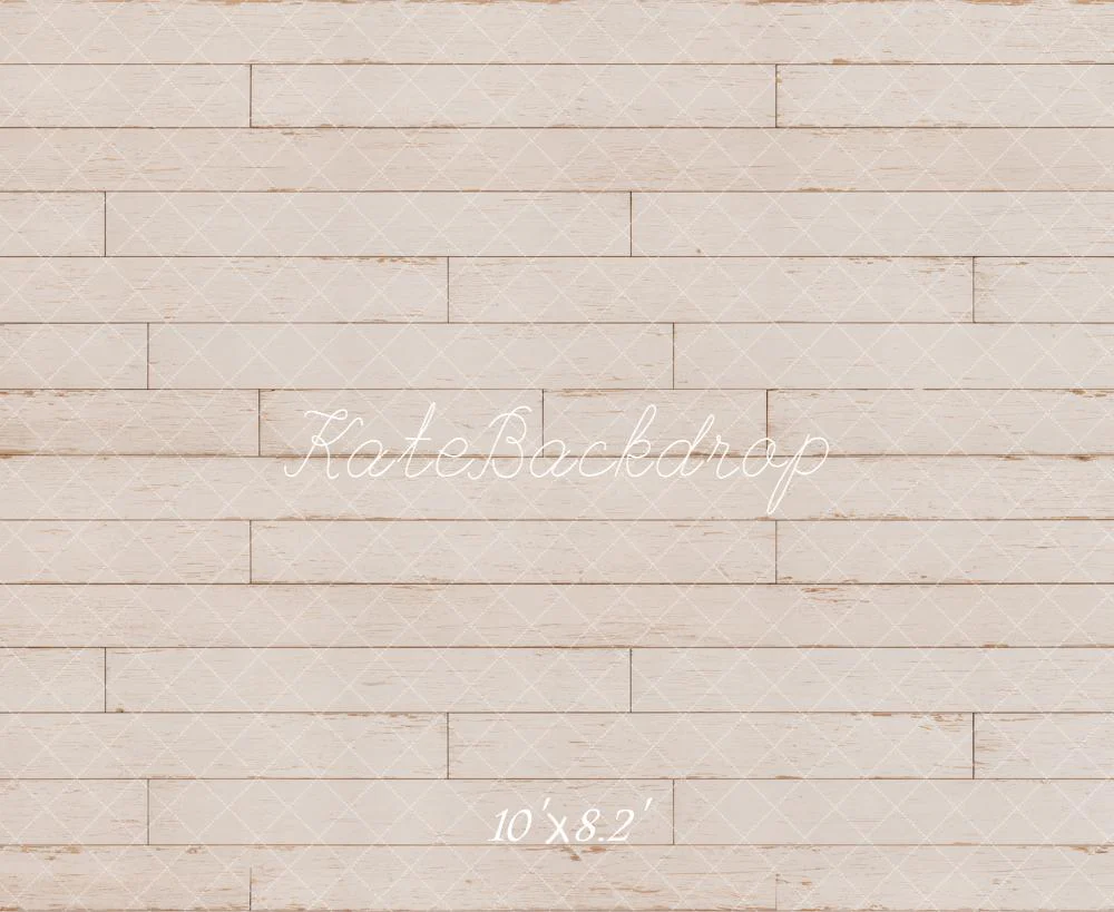 Kate White Wood Texture Fleece Backdrop Designed by Emetselch - Image 3