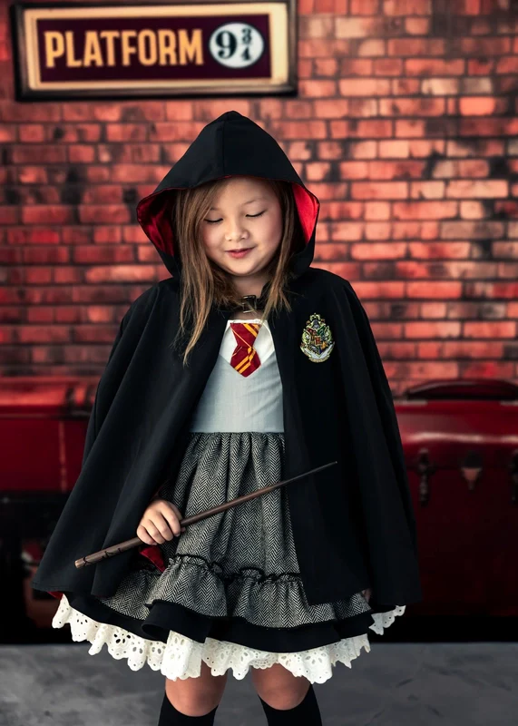 Kate Wizard Train Station Platform Brick Backdrop Designed by Patty Robert