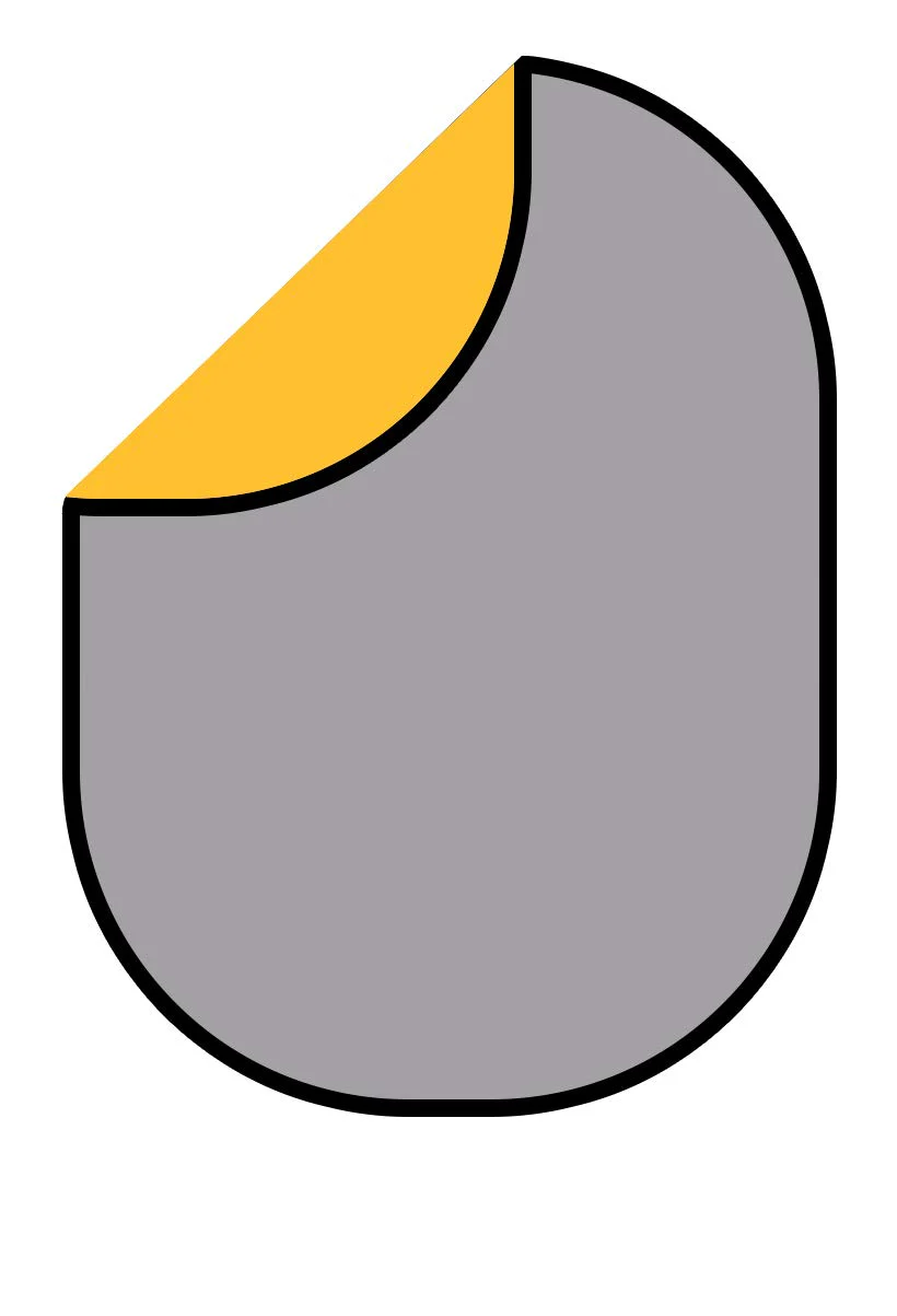 Kate Yellow/Grey Pop Up Collapsible Background Photography Chroma Key 5x6.5ft(1.5x2m)