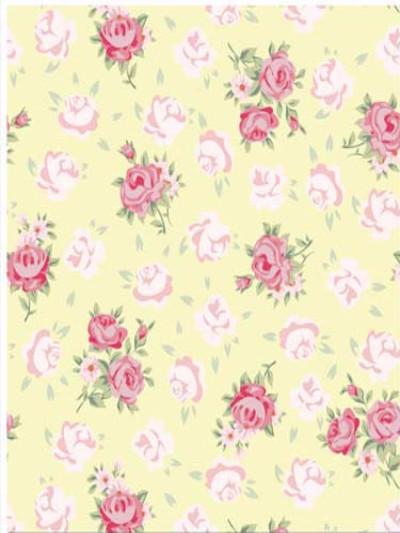 Kate Yellow Photography Backdrop Printrd Red Floral Pattern Background for Children