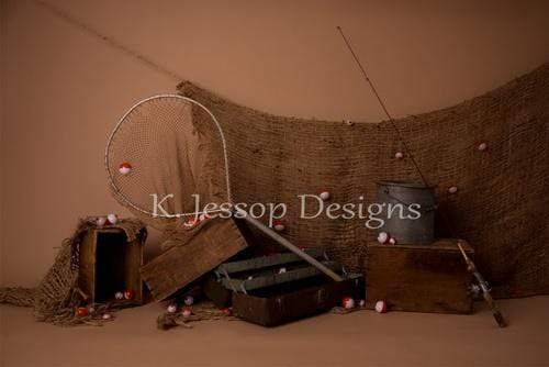 Kate Let's Go Fishing Children Backdrop Designed by Keerstan Jessop