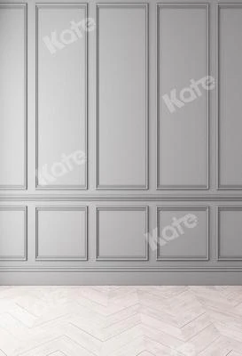 Kate Retro Gray Wall White Floor Backdrop for Photography