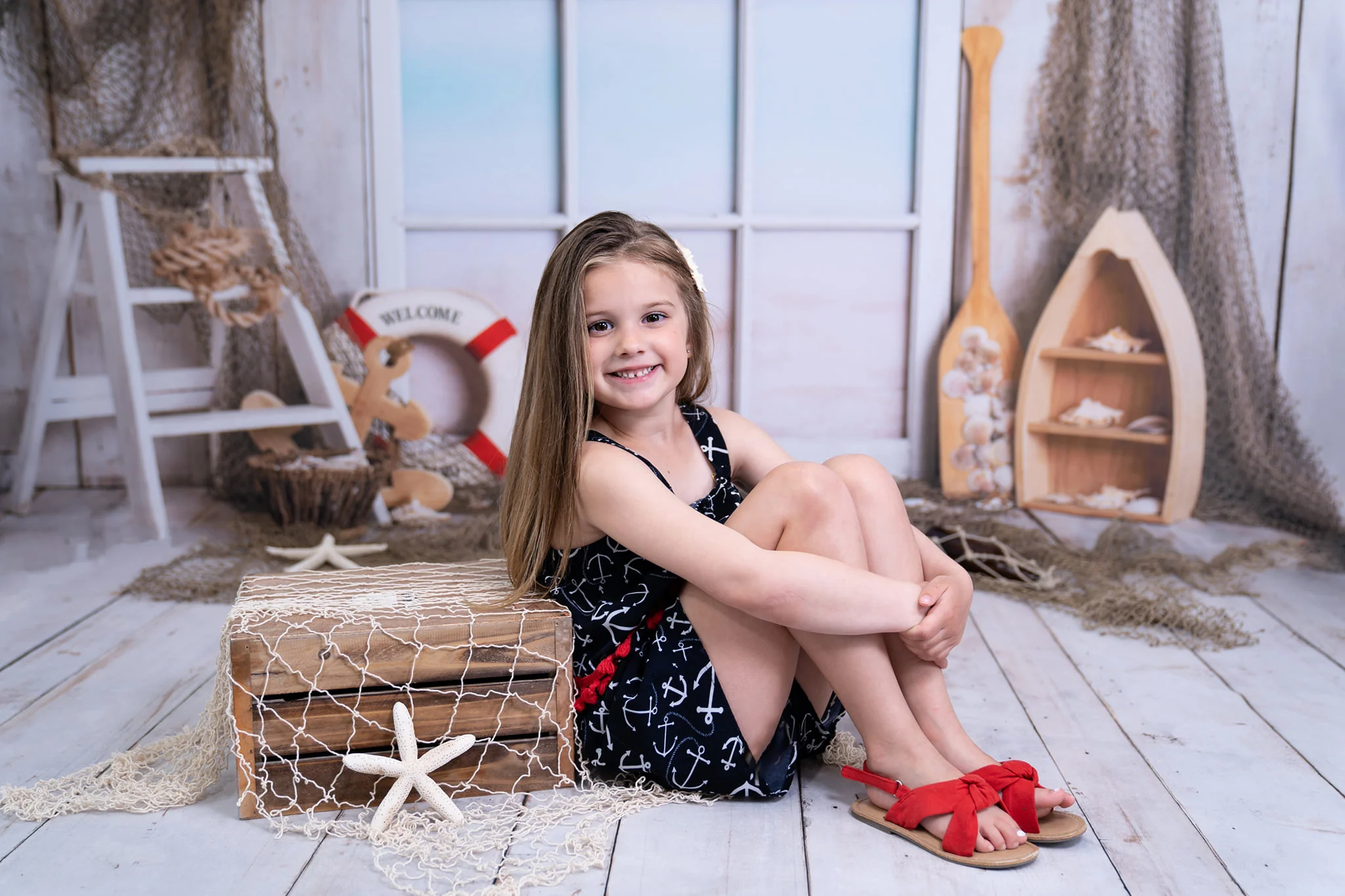 Kate Summer Sailor Boatman Window Backdrop Designed By Rose Abbas