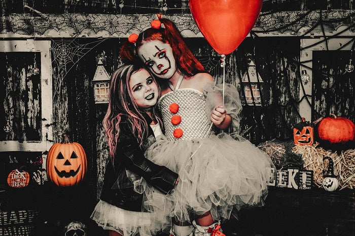 Kate Spooky Halloween Barn Backdrop Designed by Mandy Ringe Photography