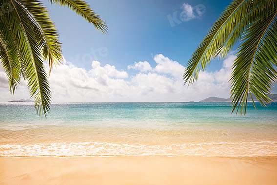Kate Summer Beach Blue Sky Backdrop Designed by Chain Photography