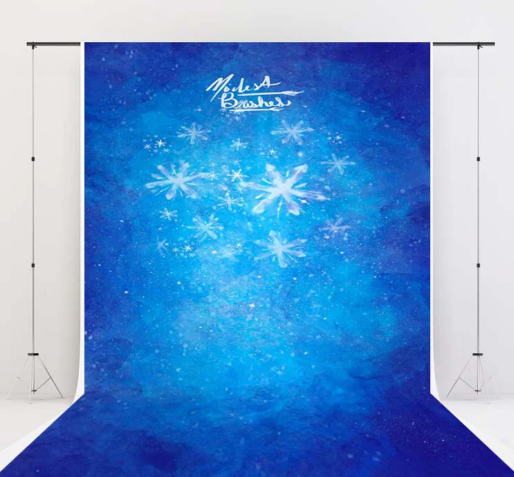 Kate Sweep Backdrop Ice Queen Designed by Modest Brushes