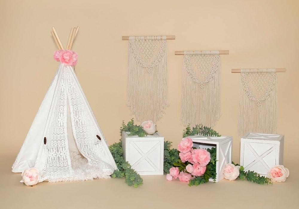 Kate Mother's Day Tent Boho Backdrop Designed by Valerie Miranda - Image 6